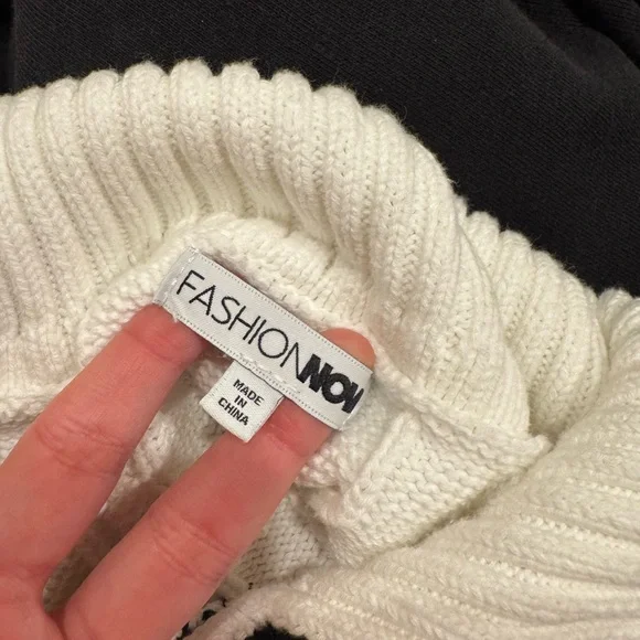 Fashion Nova Cable Knit Cardigan Top - Picture 3 of 4